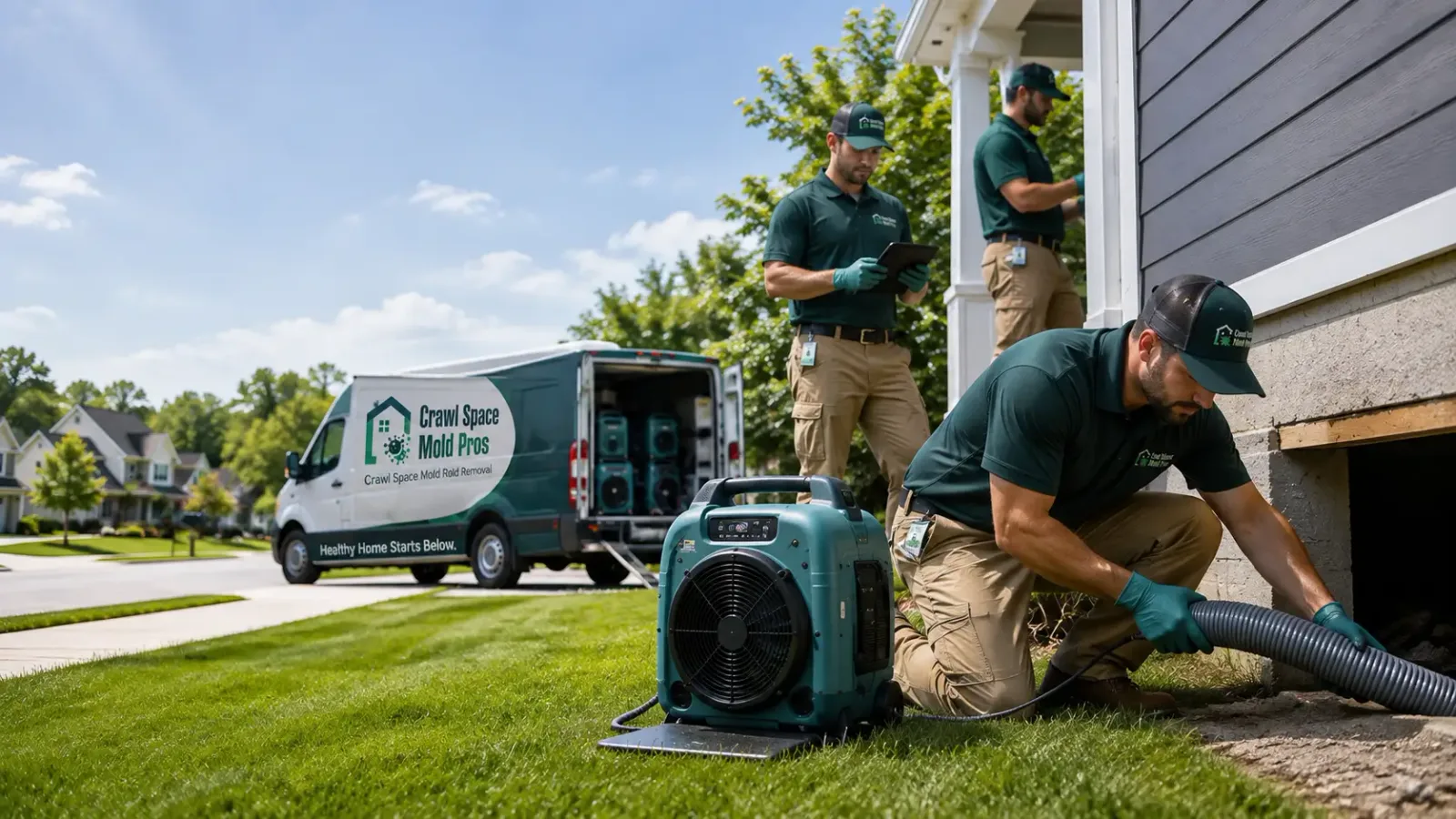 Crawl Space Mold Removal in New Auburn, MN